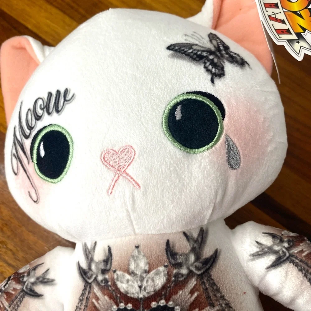 NWT Ryan Ashley Tattoo Zoo Omnia Plush Cat Clairvoyant Kitty HTF OOS Online New